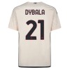 Oficiální Fotbalový Dres AS Řím Dybala 21 Hostující 2023-24 pro Děti